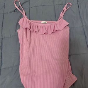 GARAGE pink bodysuit